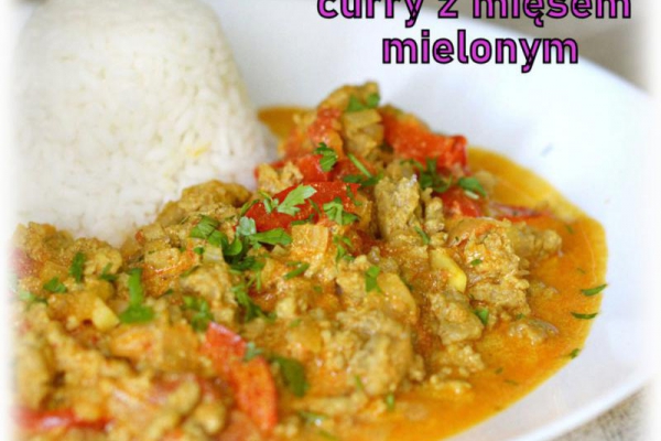 Curry z mięsem mielonym