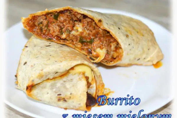 Burrito z mięsem mielonym