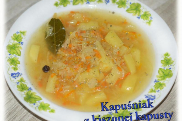 Kapuśniak z kiszonej kapusty