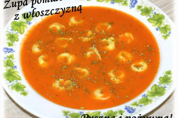Aromatyczna zupa pomidorowa