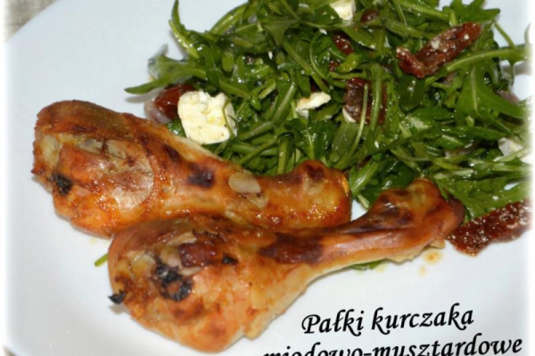 Pałki kurczaka miodowo-musztardowe