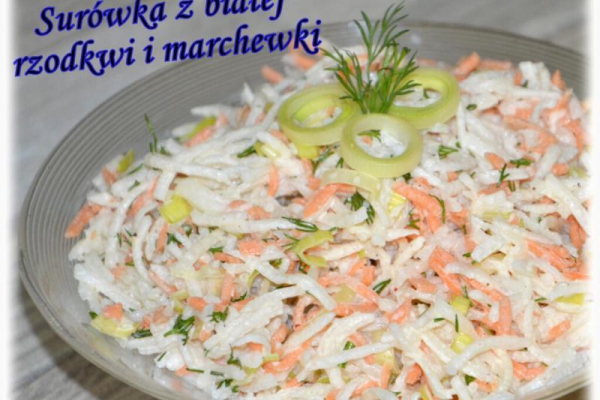 Surówka z białej rzodkwi