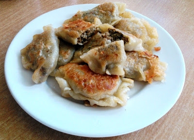 Pierogi z kaczką i kaszą jaglaną