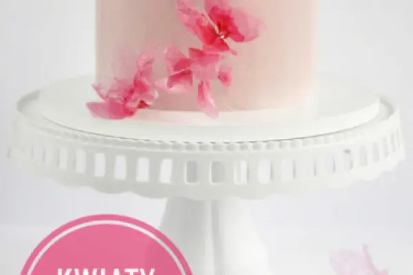 Proste kwiaty z papieru ryżowego – wyjątkowa ozdoba tortu