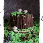Leśny tort w kształcie...