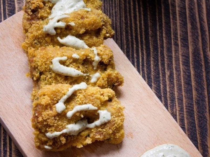 Nuggetsy sojowe bezglutenowe – wegański fastfood