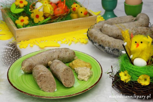 Tradycyjna biała kiełbasa