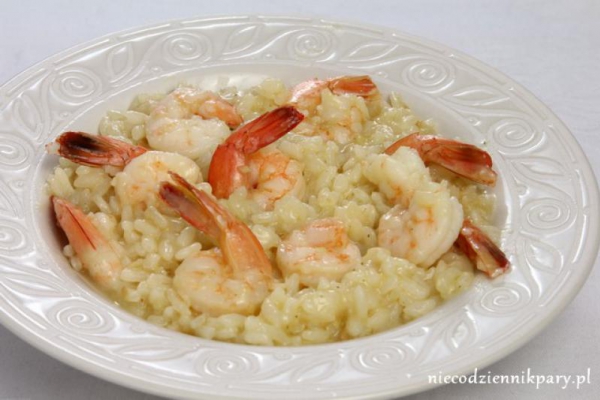 Risotto z krewetkami