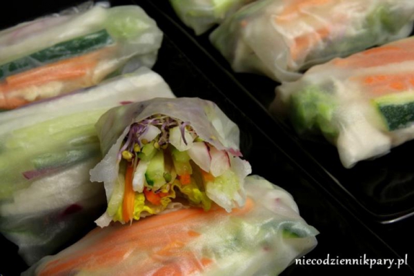 Spring rolls z warzywami