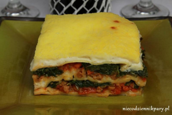 Lasagne ze szpinakiem i jarmużem