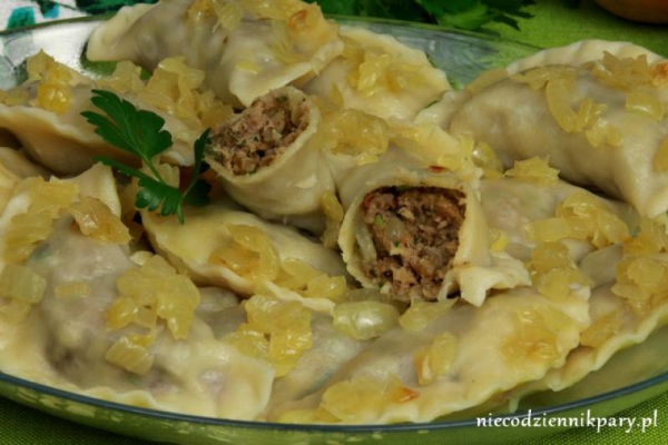 Pierogi z gęsiną