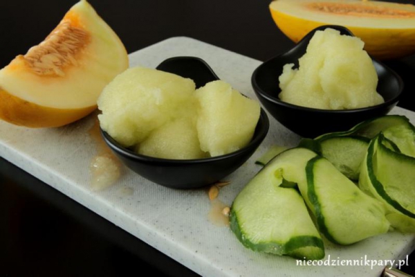 Sorbet melonowo-ogórkowy