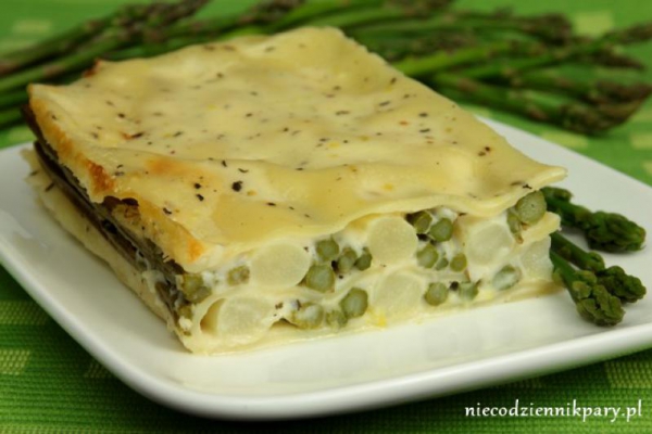 Lasagne ze szparagami