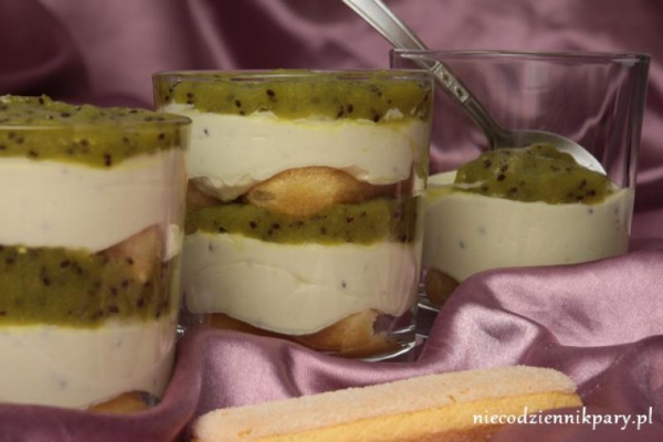 Tiramisu o smaku kiwi