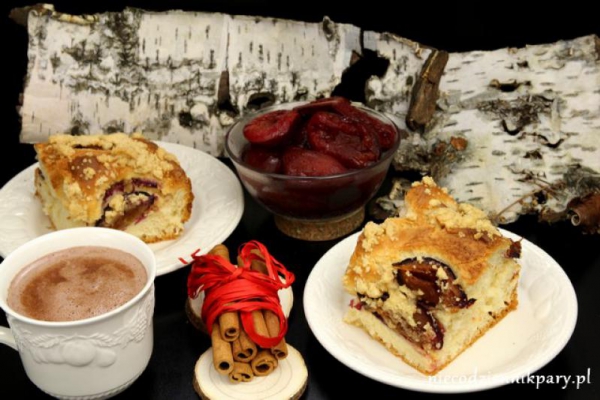 Ciasto drożdżowe ze śliwkami