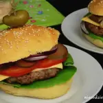 Wołowy hamburger