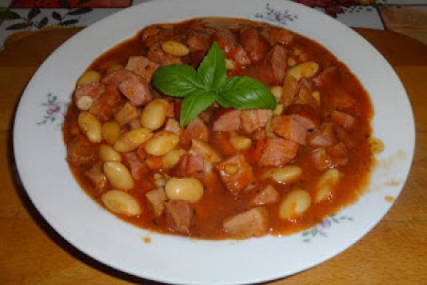Fasola Jaś po bretońsku.
