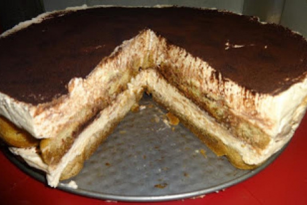 Tort tiramisu.