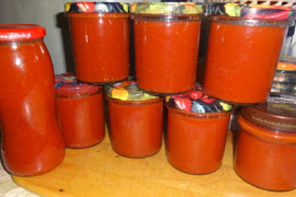 Sos z papryczek chili i habanero.