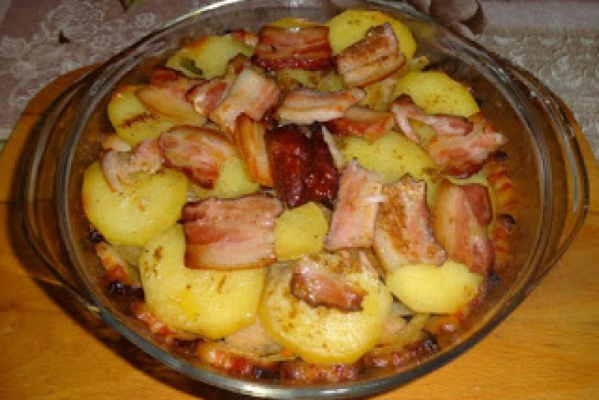 Prażonki z piekarnika.