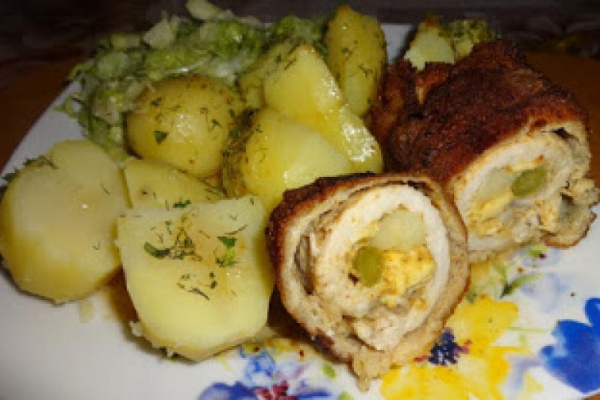Roladki wieprzowe.