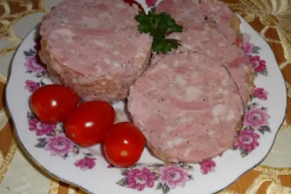 Mielonka wieprzowa (wersja konserwa w słoiku).