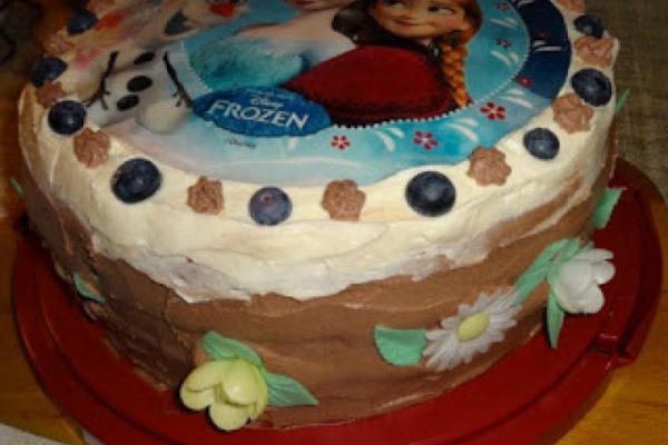 Tort waniliowo kakaowy.