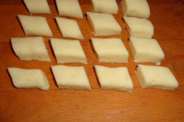 Kopytka bez jajek.