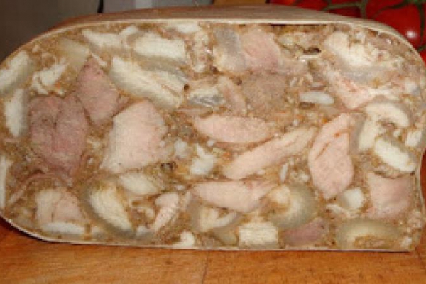 Salceson wiejski, biały.
