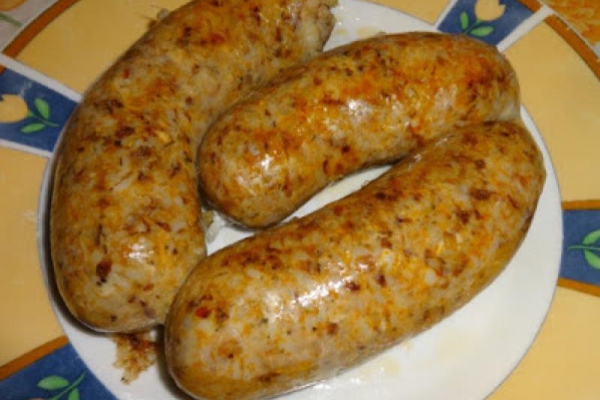 Biała kaszanka grillowa.