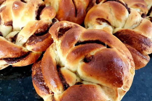 Drożdżówki z nutellą