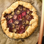 Galette z rabarbarem