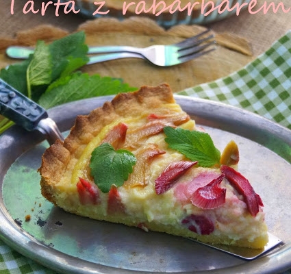 Tarta z rabarbarem