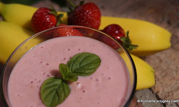 Smoothie: truskawka, banan