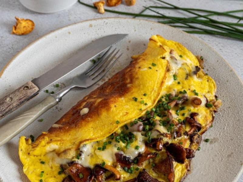Omlet z kurkami