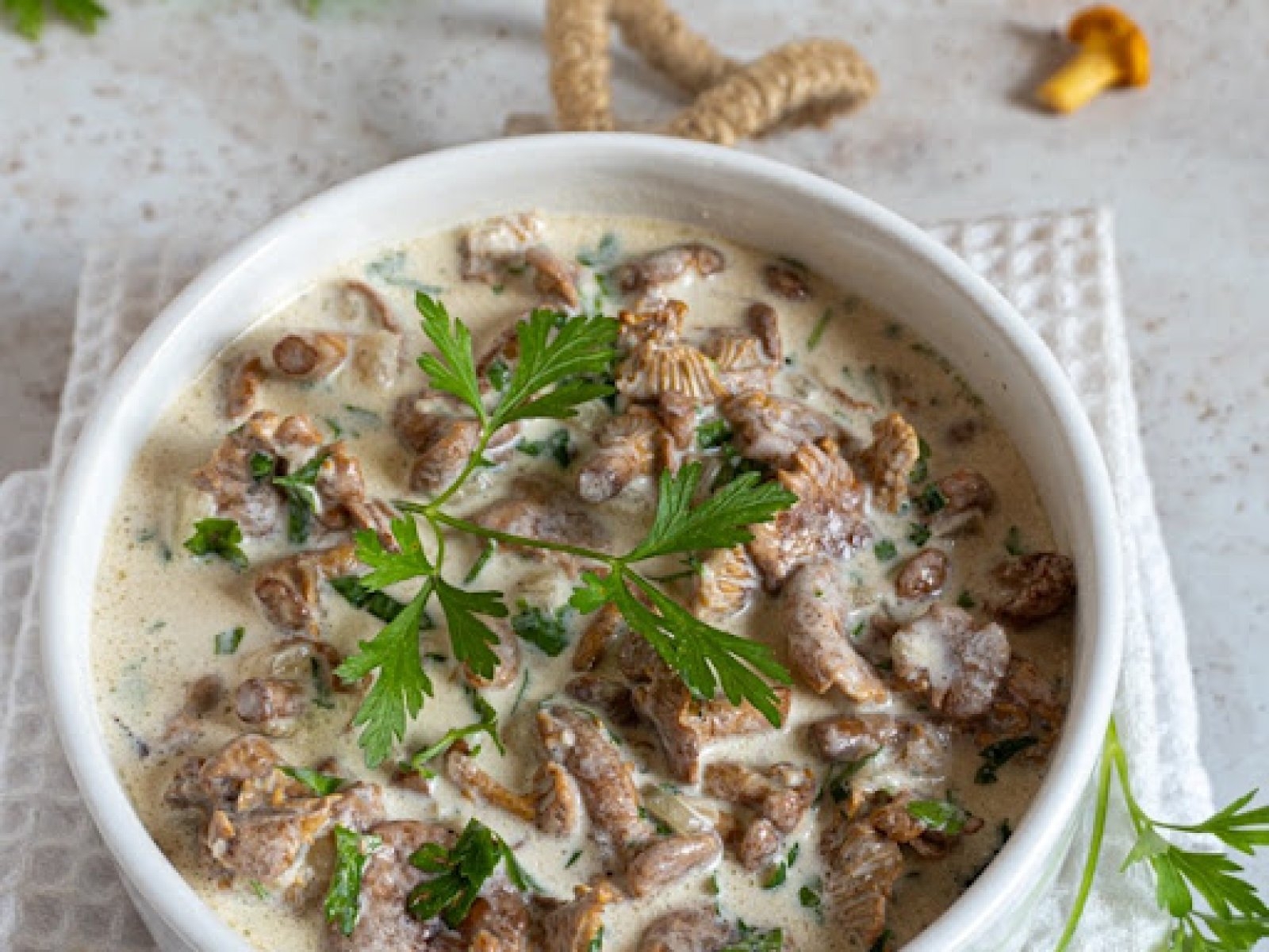 Kurki w sosie z mascarpone