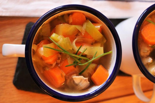 Cock-a-Leekie Soup