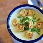 Cauliflower cheese soup
