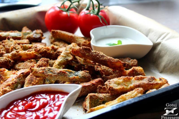 Frytki z cukinii - fit!