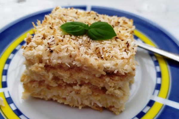 Ciasto raffaello - bez pieczenia