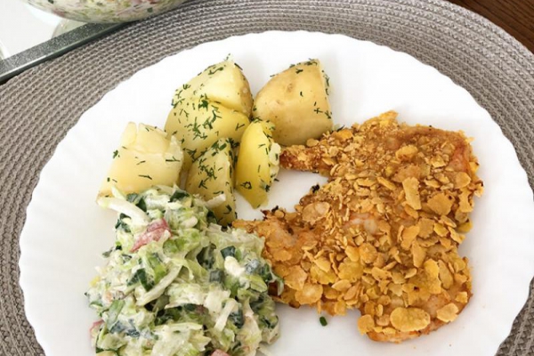 Filet z Kurczaka w Płatkach Kukurydzianych