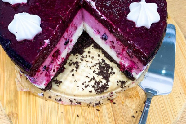 Owocowy Tort z Ciasteczkami Oreo