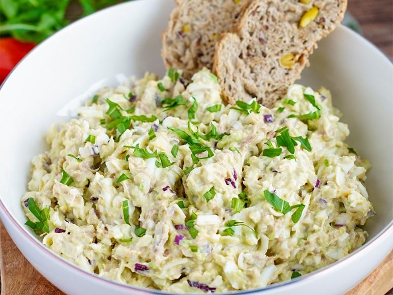 Pasta z tuńczyka i awokado