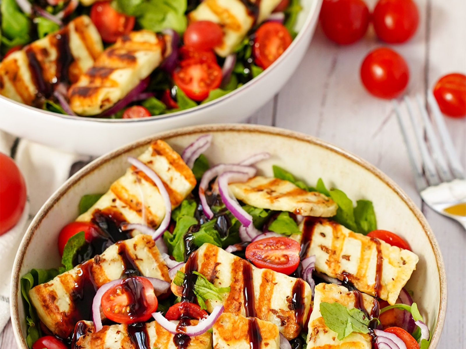 Sałatka z halloumi