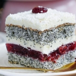 Ciasto makowe z kremem...