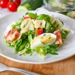 Lekka sałatka z jajkiem...