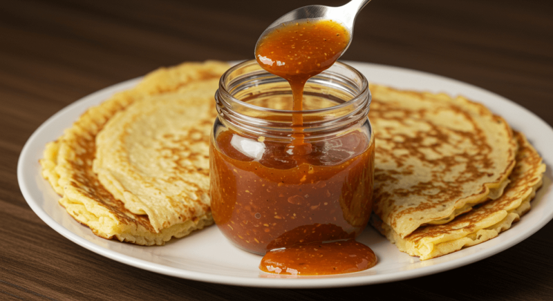 Sos do placka po węgiersku, który jest gęsty i pełen smaku – to on jest sercem całego dania