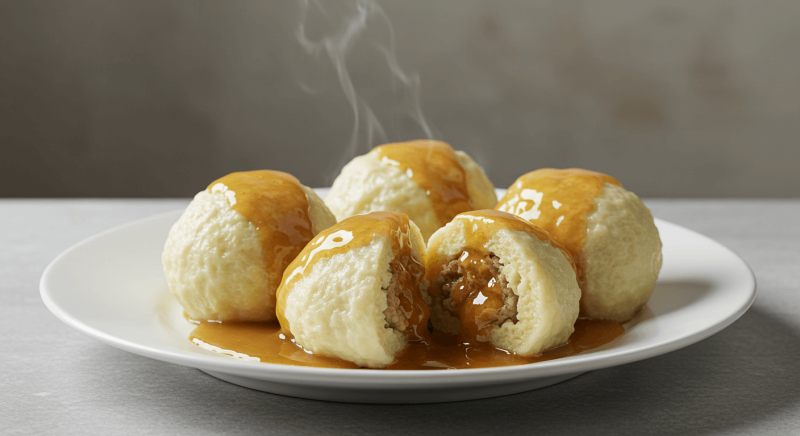 Najprostszy sos do klusek śląskich, który zrobisz z 2 składników – smak, który dosłownie powala