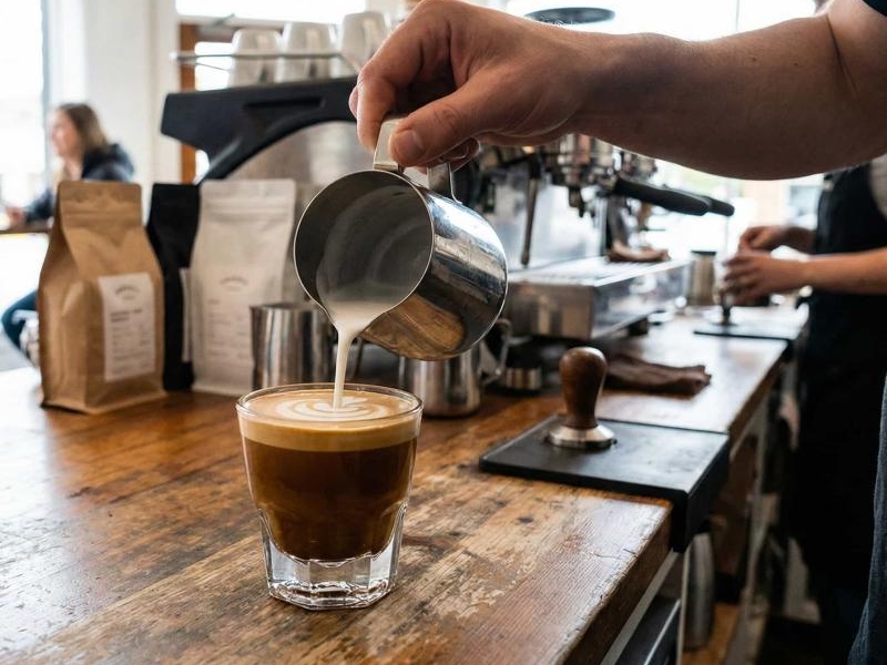 Aksamitna Symfonia: Sztuka Łączenia Kawy z Mlekiem