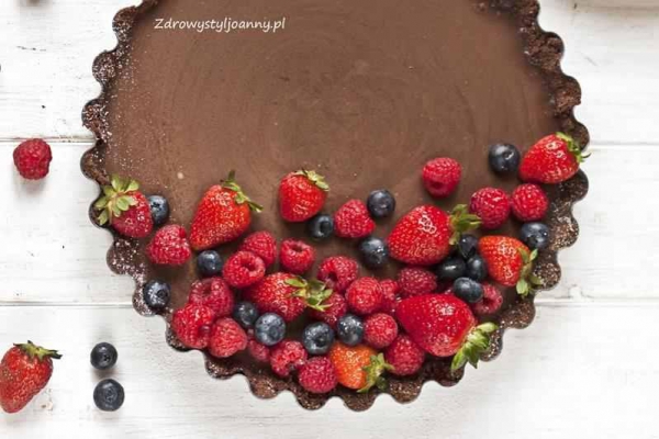 Czekoladowa tarta.